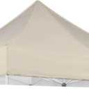 Beige Canopy Replacement Cover Compatible with 10' x 10' Commercial Canopy