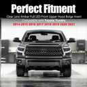 Front Upper Hood Bulge Insert Light for Toyota Tundra 2014-2021 Front Grill Inserts Amber Light