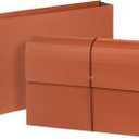 Blue Summit Accordion File Wallet with Flap and Cord Closure, Legal Size, 3 Expansion  10 Pack