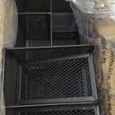 Marbrasse Mesh Pen Holder for Desk, Multi-Functional Pencil Organizer with Drawer, Desk Organizers and Accessories for Office Art Supplies (Black)