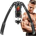 EAST MOUNT Twister Arm Exerciser - Adjustable 22-440lbs Hydraulic Power, Home Chest Expander, Shoulder Muscle Training Fitness Equipment, Arm Enhanced Exercise Strengthener. (Black)