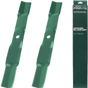 UDC Parts UC22008 Mower Blades Replacement for John Deere 42 Inch Z335E Z345R Z345M Zero Turn M170642 Z315E Z320M Z335M Z320R S220 / 2 Pack Mulching