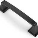 Asidrama 10 Pack 3.75 Inch(96mm) Matte Black Kitchen Cabinet Handles, Cabinet Pulls Kitchen Cabinet Hardware for Cupboard Drawer Pulls