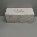 Side Sleeper Pillow  Soft Ergonomic Cervical-Neck-Pillow for Neck Pain Relief, Ice Silk Zipperless Pillowcase, Eco Friendly and Durable Material (White)