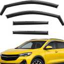 Extra Durable Window Deflectors in-Channel Window Visors Rain Guards Fit for Buick Encore GX 2020-2026, Sun Visors, Wind Vent for Shades, Exterior Car Accessories - 4 pcs. AG1034