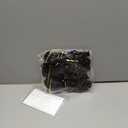 Glitinsel 30 Pcs Velvet Bows for Christmas Tree, Pre-Tied Christmas Bows with Twist Ties & Adhesive Dots Vintage Xmas Decor for Garland Wreath Gift Packaging(3 x 3 Inch, Width of 1",Black)