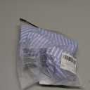 GORGLITTER Women's Striped Wrap Button Up Shirt Tops Long Sleeve Collar Work Office Blouse (Large, Blue)