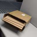 Mat Board Center, 50 Corrugated Cardboard Sheets 10x10 Inches Flat Card Board Inserts for Packing, Shipping, Mailing, DIY Crafts