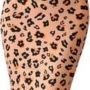 PRETTYGARDEN Maxi Dresses for Women 2025 Summer Halter Leopard Print Backless Sexy Bodycon Cocktail Beach Long Dress (Beige, L)