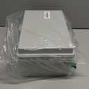 Junction Box, IP67 Waterproof Plastic Enclosure for Electrical Project, Hinged Grey Cover, Includes Mounting Plate and Wall Bracket (Grey Cover, 11.4"7.5"5.5")