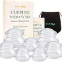 ELERA Silicone Cupping Therapy Set, Professionally Chinese Massage Cups for Cupping Therapy and Cellulite Reduction (7 Cups)
