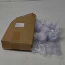 600 Pcs Mini Dessert Plates with Tasting Spoons 300 Mini Appetizer Plates Clear Plastic Dessert Containers for Appetizer Small Sample Tasting Cups 300 Disposable Plastic Spoons for Wedding