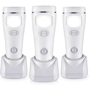 Multi-Function Motion Sensor Night Light, LED Emergency Lights for Home Power Failure, Rechargeable Plug in Flashlights for Household (3 Pack)