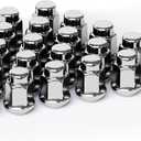 TIROL 20pcs M12X1.5 Lug Nuts, Compatible with Ford Focus, Chevrolet Impala, HHR Malibu, Buick Cadillac Chrysler Dodge GMC Lincoln One-Piece Design, Factory Acorn Wheel Lugnuts - 1.38" Height 3/4" Hex