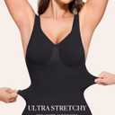 BRABIC Waist Trainer Shapewear Bodysuits for Women Tummy Control Seamless Full Low Back Faja Body Shaper Butt Lifter (Black, M)
