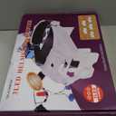 Headband Magnifying Glass with Light, Rechargeable Head Magnifying Glasses 1X to 14X, Magnifier Headset with 6 Detachable Lens, Hands Free Head Mount Magnifier for Close Work Jewelry Crafts