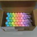 24 Pcs Round Stacking Crayons for Kids Set of 24, Each Has 7 Colors Rainbow Stacking Crayons Rainbow Party Favor Funny DIY Painting Pencils for School Office Birthday Party Gift Teacher Supply