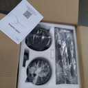 Fanbulous 52 Inch Ceiling Fans with Lights and Remote, 3 Blades Flush Mount Low Profile Ceiling fan, Efficient 3475 CFM, Safe ABS, Timer, Quiet 35dB, 3CCT, Reversible for Bedroom Living Room, Walnut