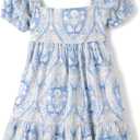 Gymboree Girls' and Toddler Linen Summer Dresses, 4T