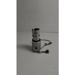 Adjustable Coffee Grinder Electric, Herb, Spice, Coffee Bean,Espresso Grinder with 2 Removable Stainless Steel Wet and Dry Bowl, Silver