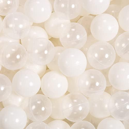 STARBOLO Ball Pit Balls for Toddlers Phthalate Free BPA Free Non-Toxic Crush Proof Play Balls for Toddlers Kids Pool Playhouse Pack of 100 200 500