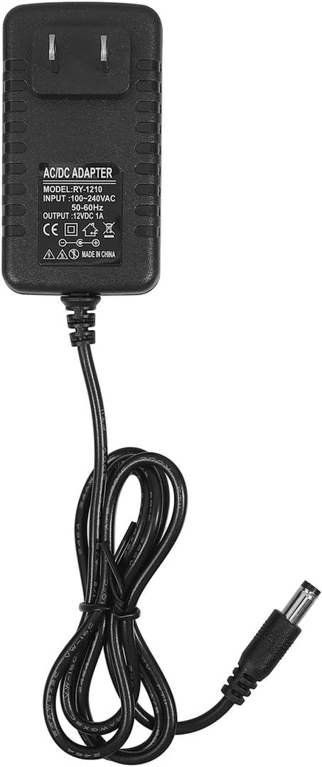 Balacoo LED Power Adapter, Aquarium Light Adapter, 100-240VAC 12VDC 1A Switching Power Supply Converter for Fish Tank Light (medium, As Shown)