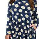 JollieLovin Women Long Sleeve Dress with Pockets Plus Size Swing Casual Loose Tshirt Dresses, 2XL