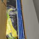 Zdgao Portable Pickleball Net for Driveway, 22FT Regularion Size Pickle Ball Net with Outdoor Pickleballs and Carry Bag, Weather Resistance Steady Steel Frame (Blue)