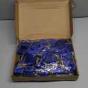 Hotop Set of 8 Christmas Cabinet Ribbon Bows with Pin Christmas Hanging Decoration Christmas Cabinet Door Bows for Kitchen Cabinets Christmas Festive Party Supplies(Blue, Velvet)