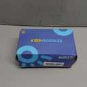 Juli Kids Ski Goggles,Snow Snowboard Goggles Boy Girl Snowmobile Skiing Skating Age 3-8 4302 (Matte White Frame/Clear Lens (Vlt 83%))