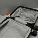 Hanke 14 Inch Underseat Carry On Luggage with Wheels Hard Shell Suitcases Carry On Bag Lightweight Small Mini Suitcase Tsa Luggage for Travel.（Jet Black