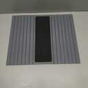 U/R Bamboo Wood Sofa Arm Tray for Couch, Flexible Sofa Tray, Couch Arm Table, Perfect for Drinks, Snacks, Remote Control or Phone, Grey Color