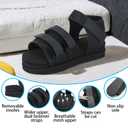 Shoe Leveler Shoe Balancer for Use with Fracture Boots and Uneven Legs, Shoe Lift with Adjustable Height Left or Right Foot (Large)
