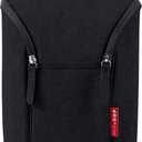 Skip Hop Baby Breastmilk Cooler Insulated Bottle Bag, Grab & Go, Chevron (1 Count (Pack of 1), Black)