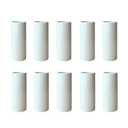LIZOFER 5.51'' Small Modern White Ceramic Vase Set of 10 for Living Room Bedroom Minimalist Fresh Flower Vases for Bouquet Fake Plant Home Decor Office Fireplace Centerpieces Nordic Style 10 Pack