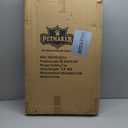 Pet Gate - 3-Panel Indoor Foldable Dog Fence for Stairs, Hallways, or Doorways - 54x32-Inch Wood Freestanding Dog Gates by PETMAKER (White)