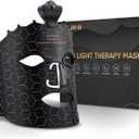 Red Light Therapy Mask for Face, 7 Colors LED Face Mask Light Therapy At Home, Led Face Mask Light Therapy, Black
