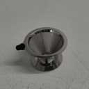 Upgraded Pour Over Coffee Filter, Coffee Dripper, Paperless Mess Stainless Steel Coffee Filter, Maker One to Two Cup, Keeping Nature Coffee Flavor, Easy to Use and Clean (Large)