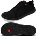 Men's Barefoot Wide Toe Box Shoes - Minimalist Barefoot Shoes with Zero Drop Sole Extra Wide Slip on Walking Shoes for Men Size 43/10