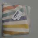 2 x Summer Pillow Covers 12x20 Inch Set of 2, Stripes Yellow Sunshine Decorations Outdoor Throw Pillows Boho Outdoor Rainbow Sun Pillowcase Linen Decor Cute Lumbar Cushion Case for Home Bedroom