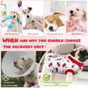 Dog Surgery Recovery Suit, Abdominal Surgical Suit for Male Female Dog Post Spay Neuter, Breathable Pet Onesie E-Collar & Cone Alternative, Surgery Shirt to Prevent Licking, Small