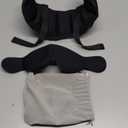 SARISUN Travel Pillows for Airplanes, Airplane Pillow for Long Flight, Airplane Head Strap with Eye Mask for Sleep, Travel Neck Pillow for Car Road Trip, 360 Support Headrest, Stop Bobblehead, Black