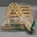 Shoe Rack, 3-Tier Bamboo Stackable Shelf Storage Organizer, Stand for Closet, Entryway, Hallway, Bathroom and Living RoomNatural