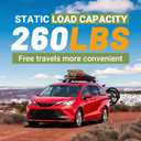 Roof Rack Cross Bars Compatible with Toyota Sienna 2010-2020, 260lbs Heavy Duty Lockable Aluminum Roof Rails Crossbars Cargo Bars Canoe Rooftop Luggage