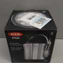 OXO 3107300 Steel Ice Bucket and Tongs Set