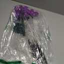 Halloween Decorations Outdoor Solar Bat Garden Lights,6 Pack 56LED Solar Halloween Bats Lights, Waterproof Solar Pathway Lights for Outside Patio Yard Lawn Grave Party Gifts Decor Purple