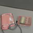 Blood Pressure Monitor,Pink Blood Pressure Machine Bp Cuff Automatic Upper Arm with 8.7”16.5 inches Adjustable Automatic High Blood Pressure Cuff for Home Use 2 x 90 Sets Memory (Pink BP Cuff)