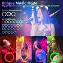 13" Selfie Ring Light with 76" Tripod Stand & 3 Phone Holder, LED Camera Ringlight with 48 RGB Colors Modes & Musical Rhythm Mode and 12 Brightness Dimmable for Makeup/Photography/Videos/Vlog/TikTok