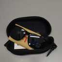 B.N.U.S Italy Made Classic Sunglasses for Men and Women Corning Real Glass Lenses with Polarized Option