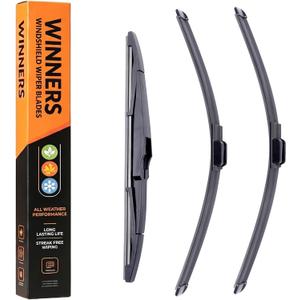 Windshield Wiper Blades for 2023 2024 2025 2026 Kia Sportage Front 26" + 18" and Rear 12", Fits All Trims Including Hybrid & Plug-in Hybrid, All-Season Beam Blades